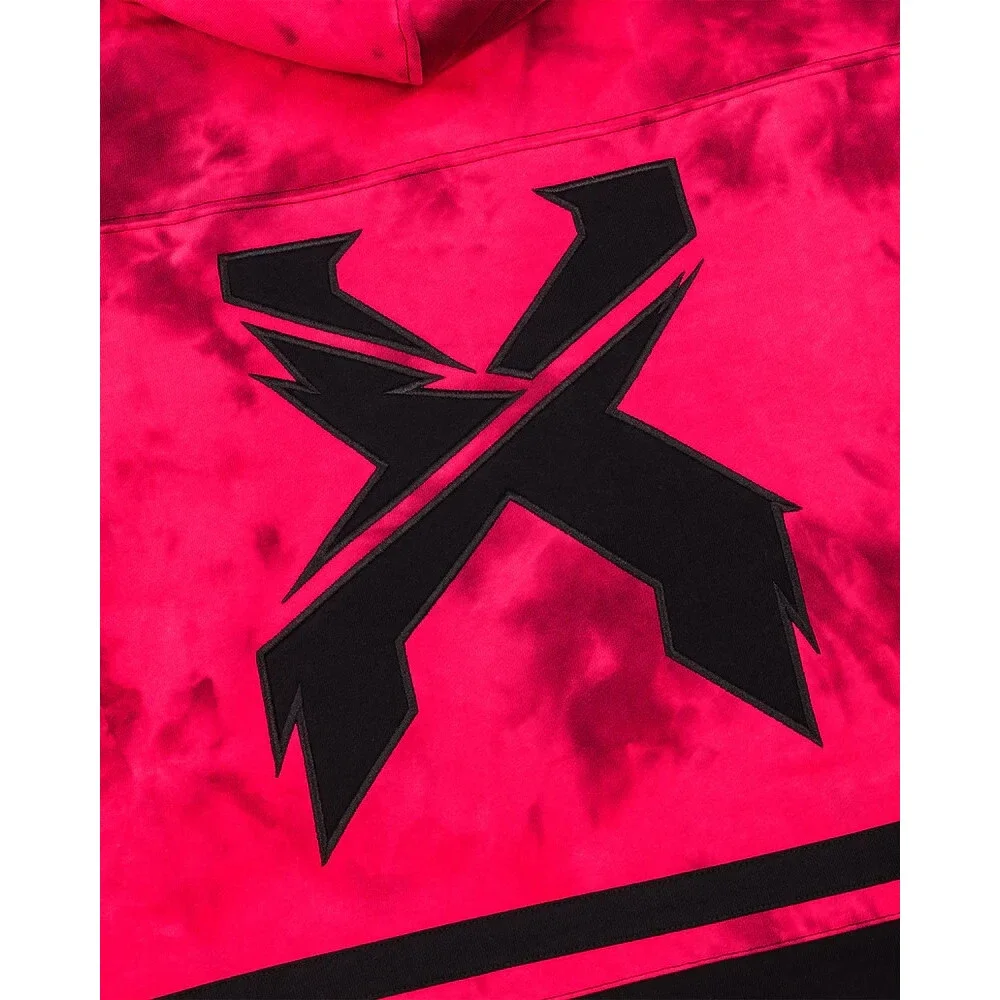 Excision Pink Tie Dye Lacer Hoodie Medium | EDM & Rave
